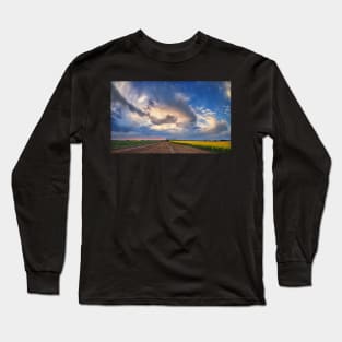 Shed with Canola Long Sleeve T-Shirt